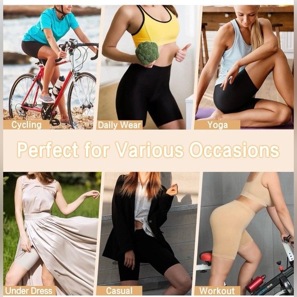 Amazon Women’s Reamphy 3 Pack Slip Shorts - Picture 4 of 6